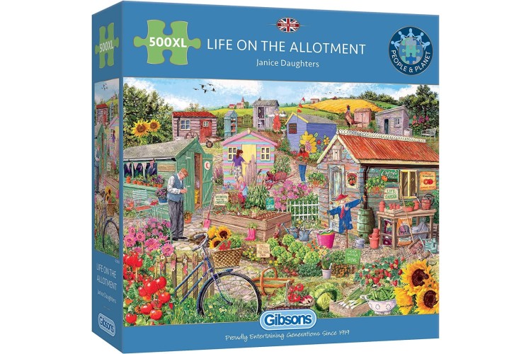 Gibsons Life on the Allotment 500 XL jigsaw puzzle 