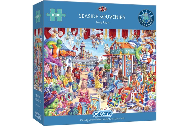 Gibsons Seaside Souvenir 1000 piece jigsaw puzzle 