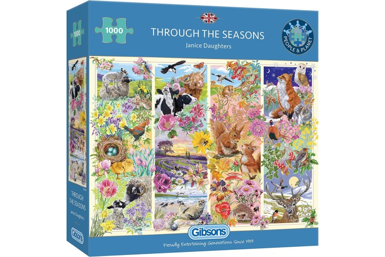 Gibsons Through the Seasons 1000 piece jigsaw puzzle 