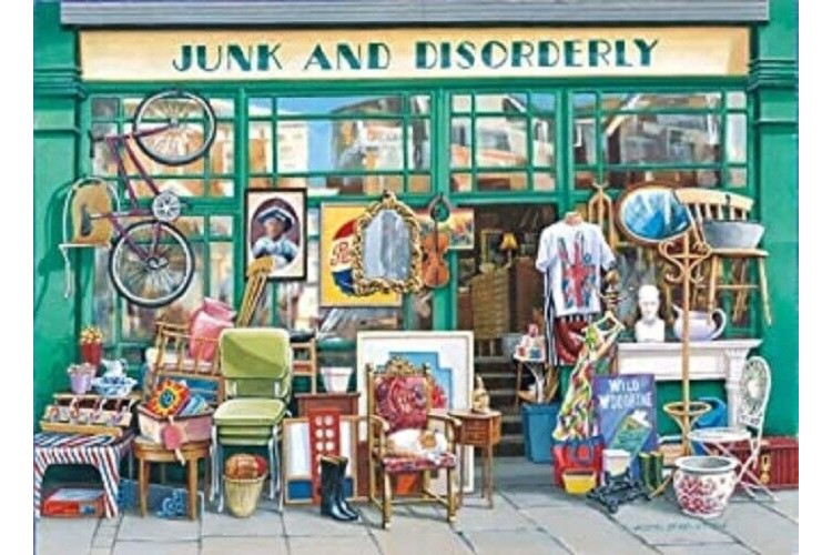 House of Puzzles Junk & Disorderly Big 250 piece Jigsaw puzzle 