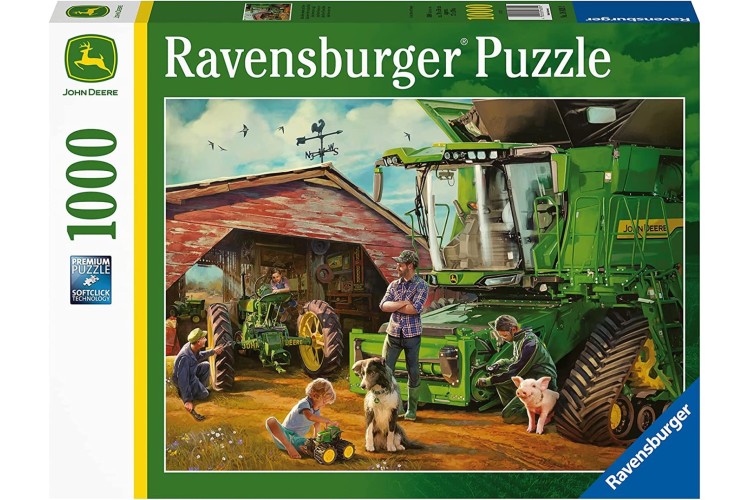 Ravensburger John Deere Then & Now  1000pcs Jigsaw puzzle 