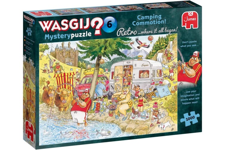 Jumbo Wasgij Mystery 6 Camping Commotion 1000pcs Jigsaw Puzzle 