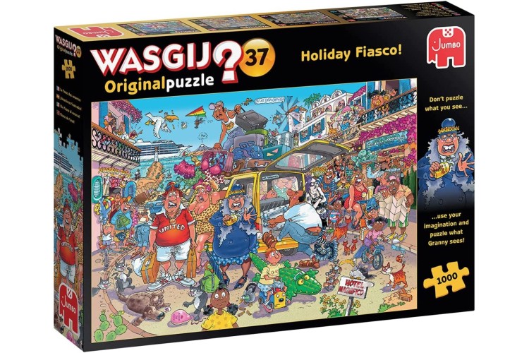 Jumbo Wasgij Original 37 Holiday Fiasco 1000pcs Jigsaw Puzzle 