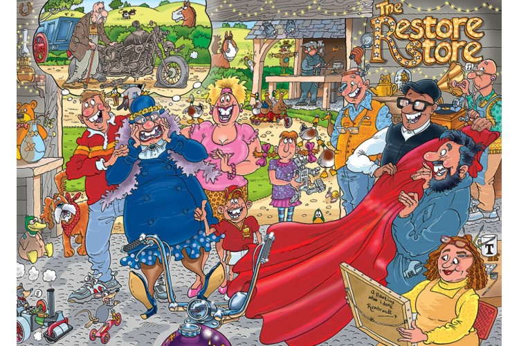 Jumbo Wasgij Original 41 The Restore Room 1000pcs Jigsaw Puzzle