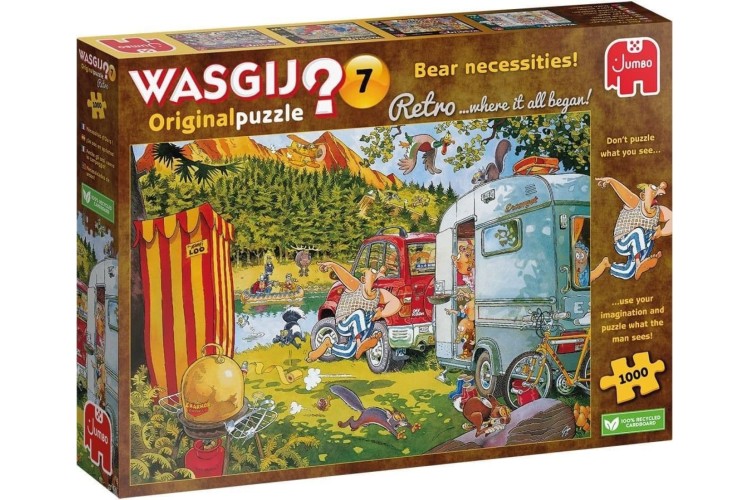 Jumbo Wasgij Original 7 Bear Necessities 1000pcs Jigsaw Puzzle 