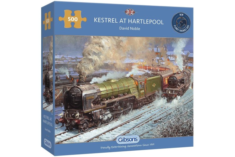 Gibsons KESTRAL AT HARTLEPOOL 500iece Jigsaw puzzle 