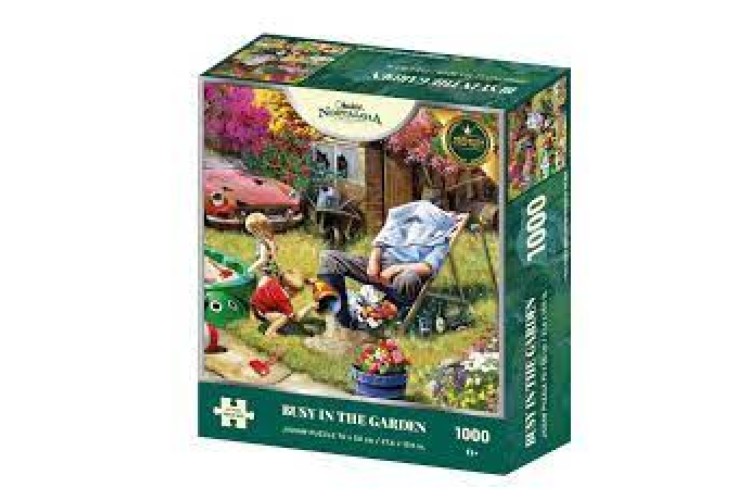 Kidicraft Busy in the Garden 1000 pcs Jigsaw 