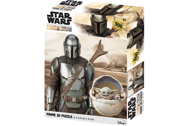 Kiddikraft Star Wars 3D Mandalorian 500 pcs Jigsaw 