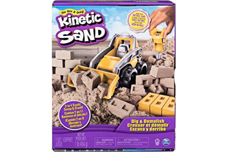 Kinetic Sand Dig & Demolish 2in 1Truck set