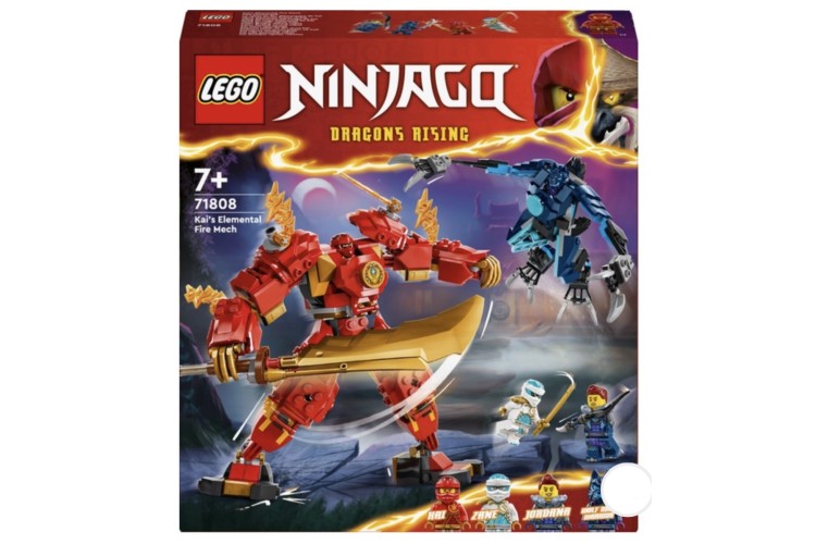 Lego  Ninjago Dragon's Rising 71808 Kai's Elemental Fire Mech 