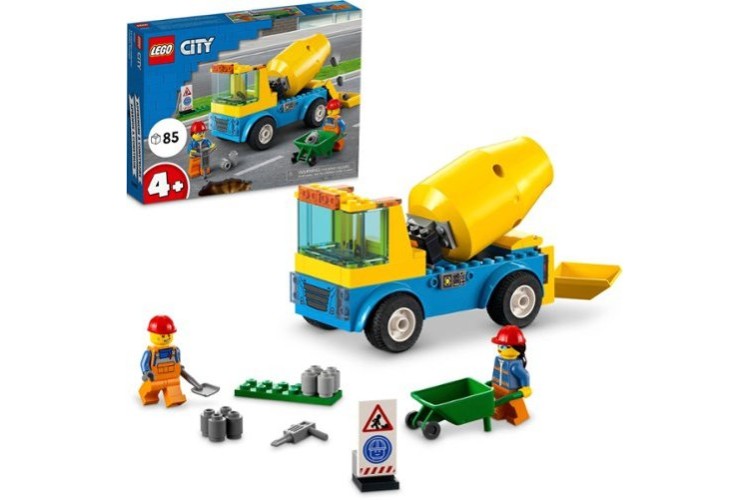 LEGO City Cement Mixer Truck 60325 Building Set