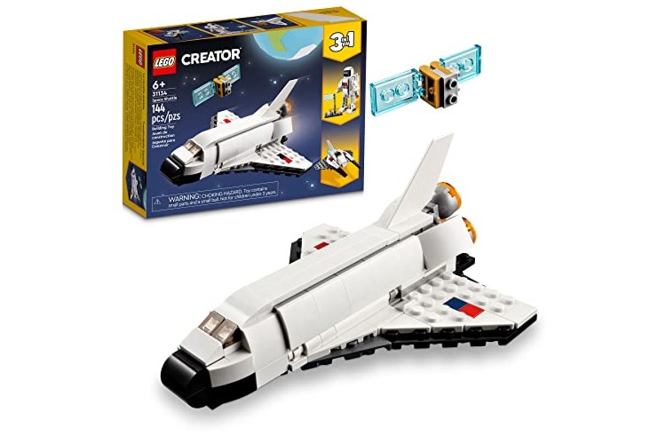 LEGO Creator 3 in 1 Space Shuttle Toy to Astronaut Figure to Spaceship 31134