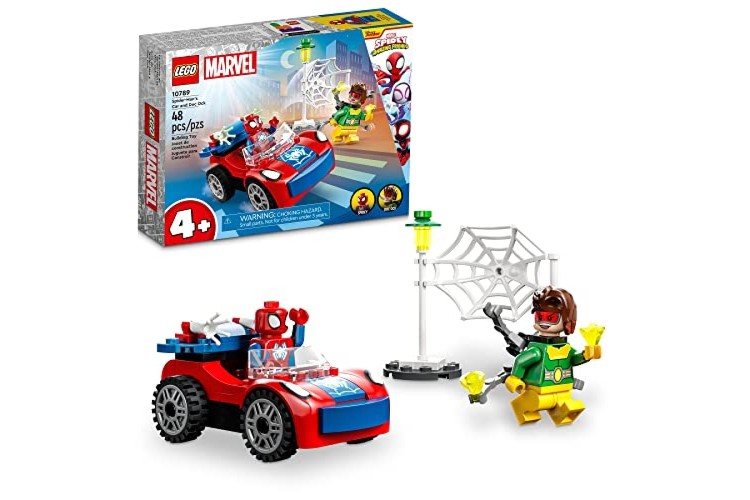 LEGO Marvel Spider-Man's Car and Doc Ock Set 10789, Spidey and His Amazing Friends 