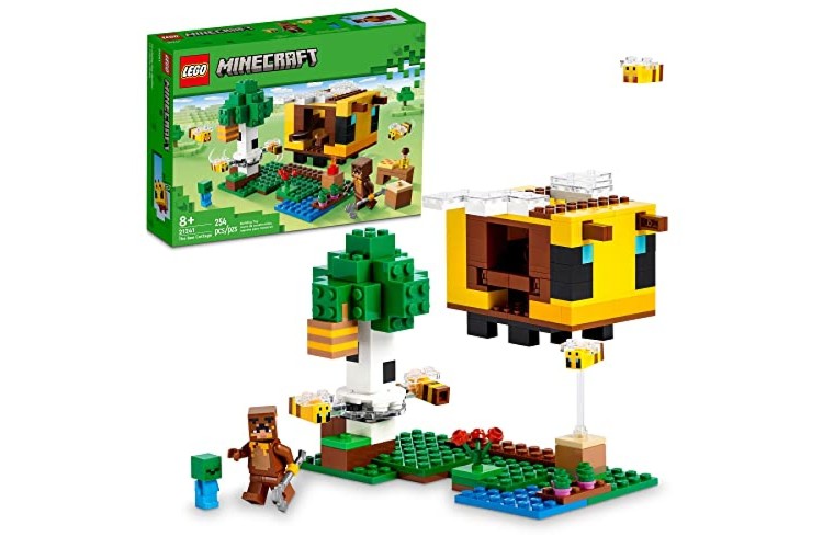 LEGO Minecraft the Bee Cottage 21241 Building Toy Set