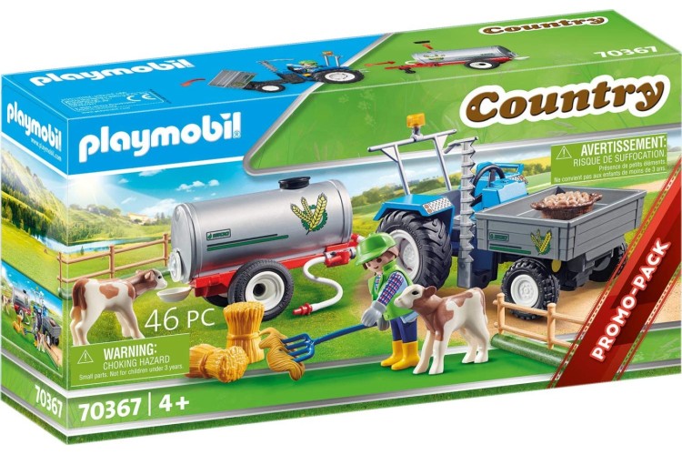 Playmobil Loading Tractor with Water Tank 70367