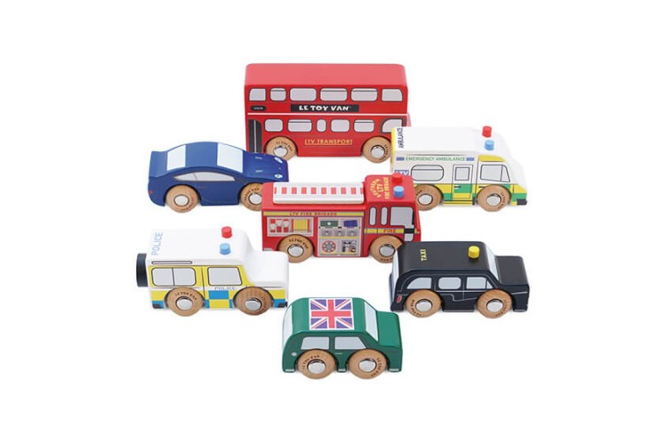 Le Toy Van London car set TV267