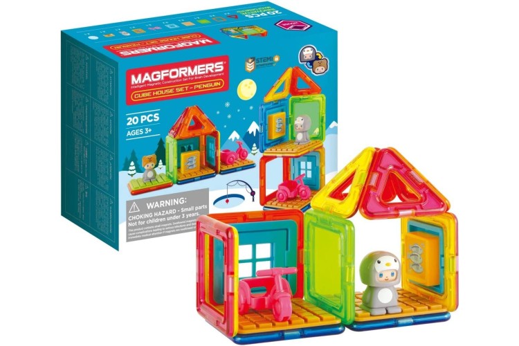 Magformers Cube House Set Penguin 20 pieces