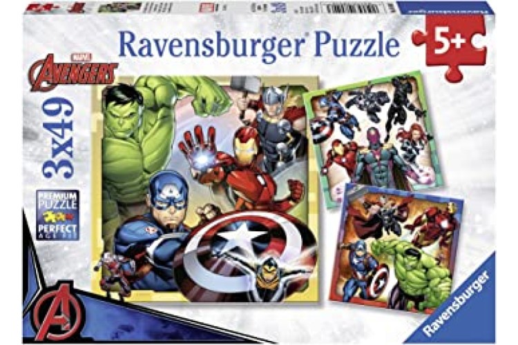 Ravensburger Marvel Avengers  3x49pc Puzzles