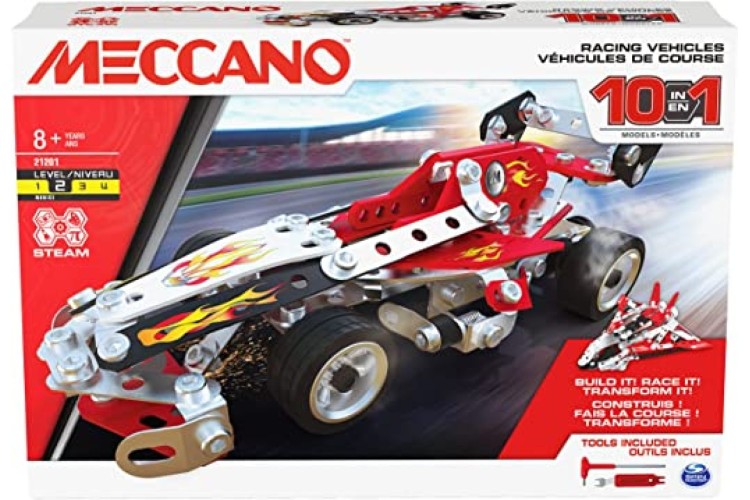 Meccano 10 in 1 Racing Vehicles construction set