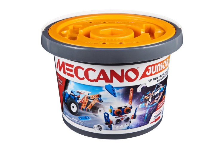 Meccano Junior 150 pieces bucket