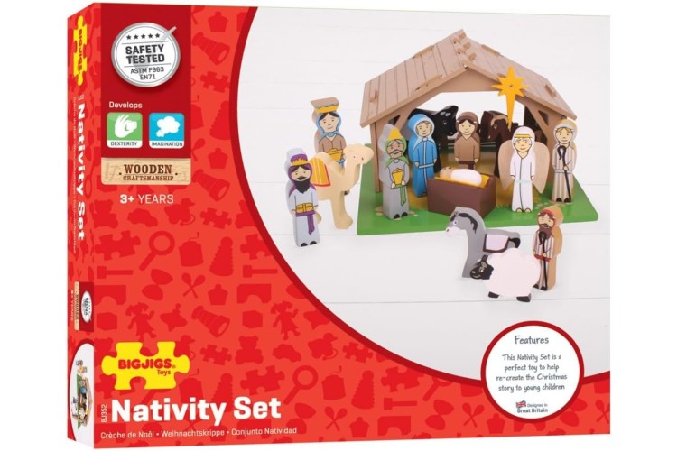 Bigjigs Nativity Wooden Set BJ352