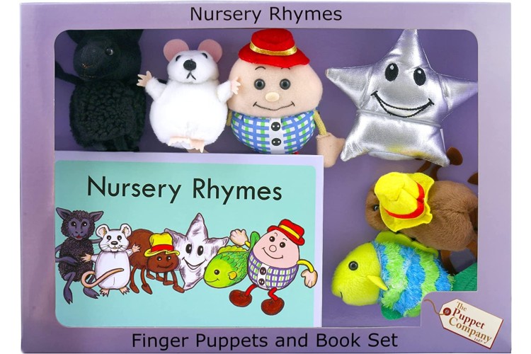 Nursery Rhymes Finger Puppet Book Set