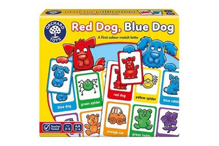 Orchard Toys Red Dog Blue Dog Learning Game 044