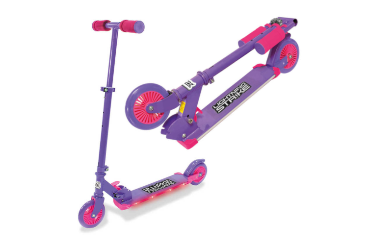 Ozbozz Lightning strike Scooter - Lilac