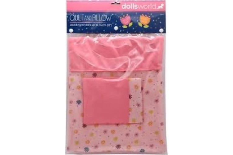 Peterkin dolls world quilt and pillow set