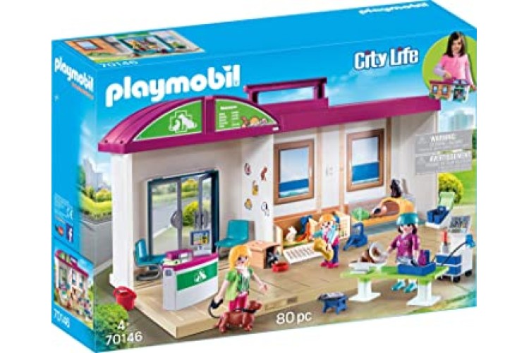 Playmobil 70146 Take Along Vet Clinic