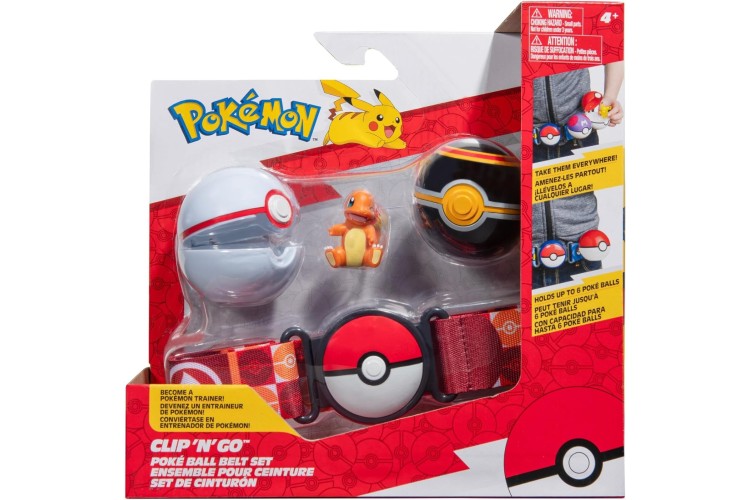 Pokémon Clip n Go Belt Set with Battle Figure Charmander