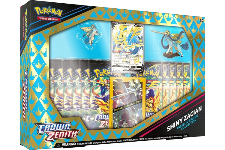 Pokémon Crown Zenith Shiny Zacian Premium Figure Collection 