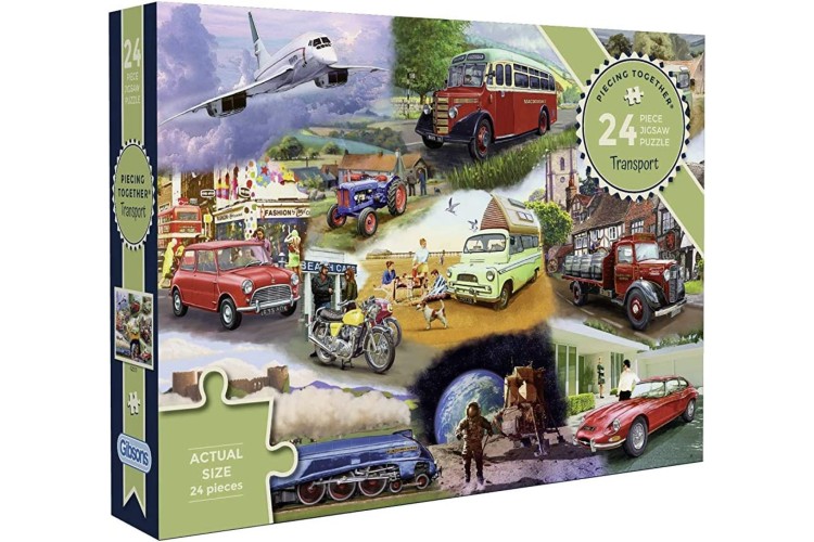 Gibsons  TRANSPORT 24 Pieces Jigsaw PUZZLE