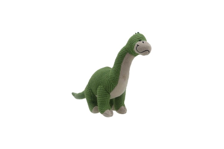 Puppet Co . Wilberry Brontosaurus Knitted doll