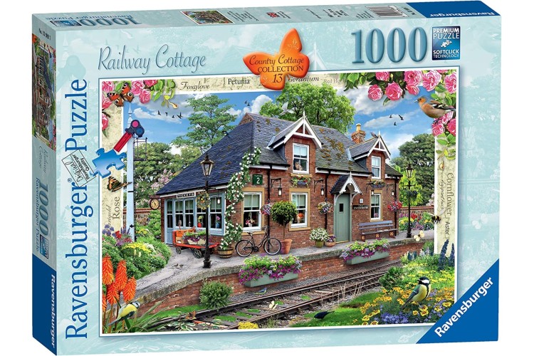 Ravensburger Railway Cottage 1000pc Jigsaw Puzzle