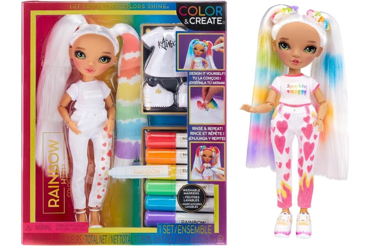 Rainbow High Fashion Doll Colour & Create