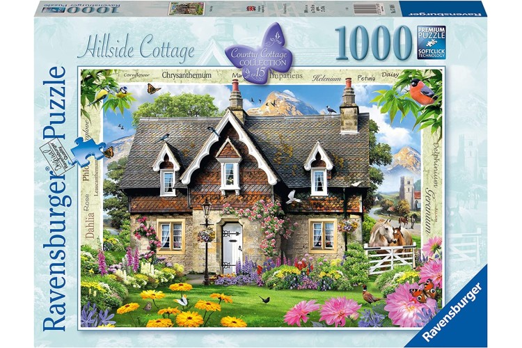Ravensburger Hillside Cottage 1000pc Puzzle 