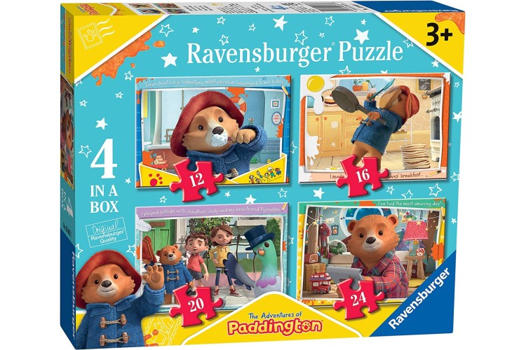 Ravensburger Paddington 4 in a box puzzle 