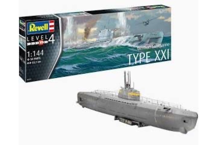 Revell German submarine xx1 05177 model kit