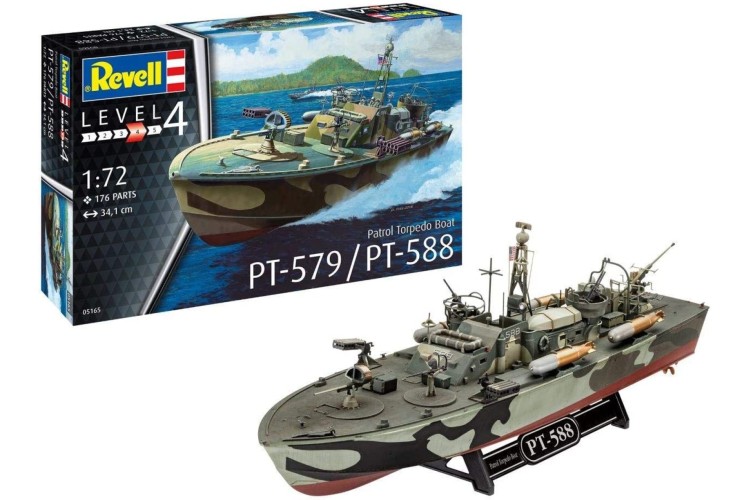 Revell Patrol Torpedo Boat PT 579-588 1:72 model kit 