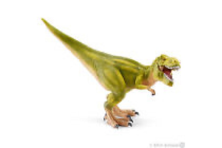 Schleich t-rex light green dino figurine