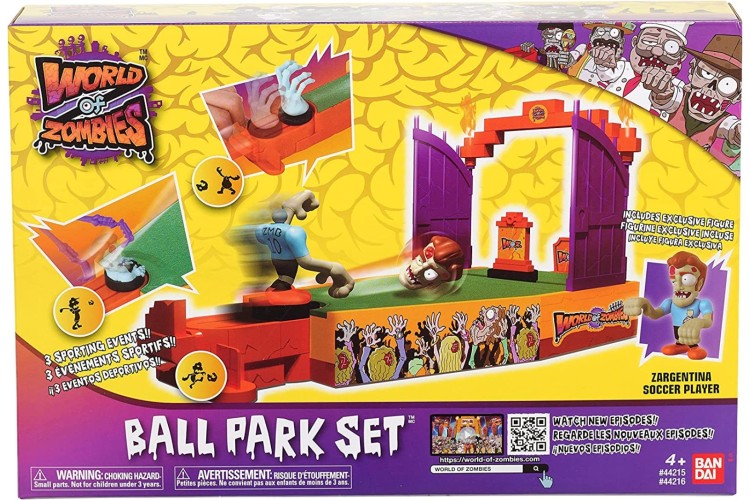 Bandai World of Zombies Ball Park set 44216