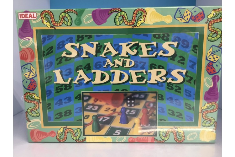 IDEAL SNAKES & LADDERS GAME