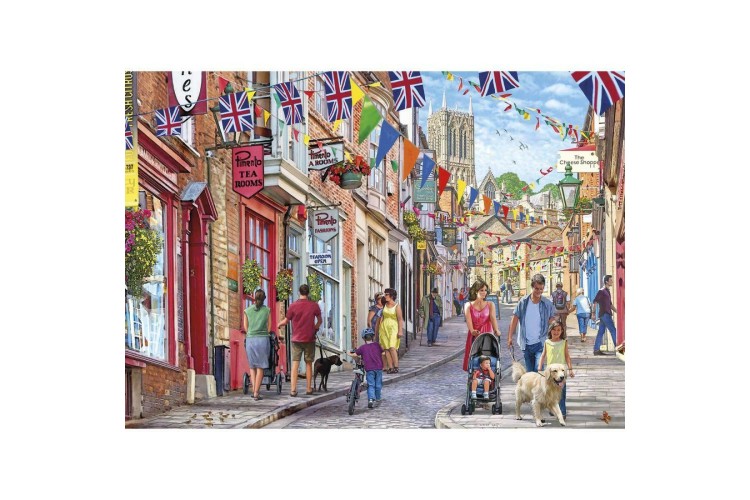 STEEP HILL 1000PC PUZZLE