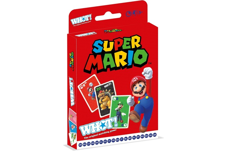 Super Mario WHOT playing card game 