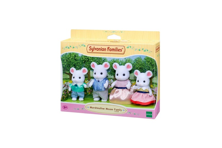 Sylvanian Families Marshmallow Mouse Family 