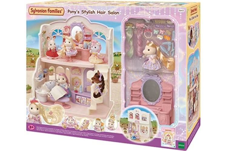 Sylvanian Families pony's stylish hair salon 