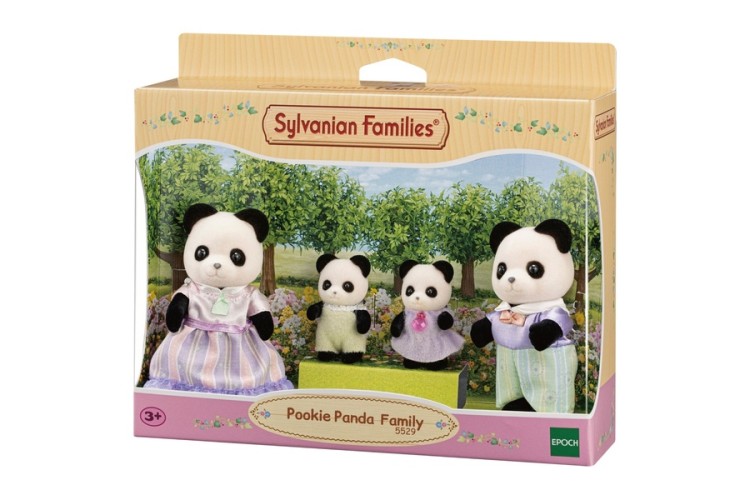 Sylvanian Families Pookie Panda Family