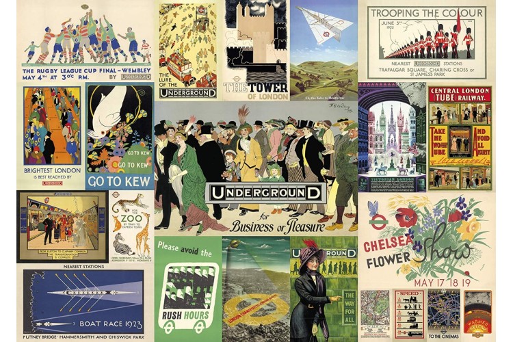 Gibsons TFL HERITAGE POSTERS 1000PC