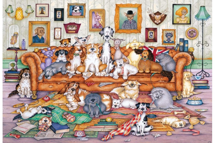 Gibsons The Barker-Scratchits 500pc puzzle 